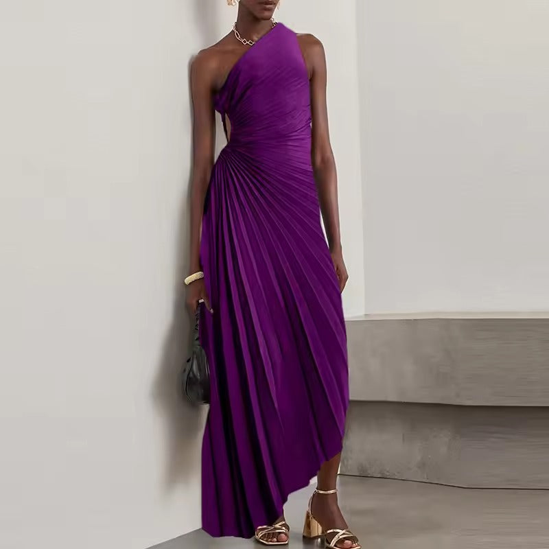 Ida Dominici™ One Shoulder Cut Out Maxi Dress