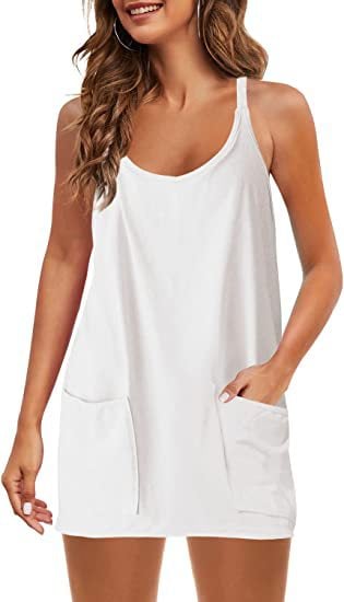 Iona Scipio™ Comfortable Off Shoulder Mini Dress with Inserted Shorts