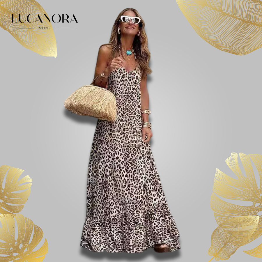 Iona Bersani™ Women's Sexy Leopard Dress