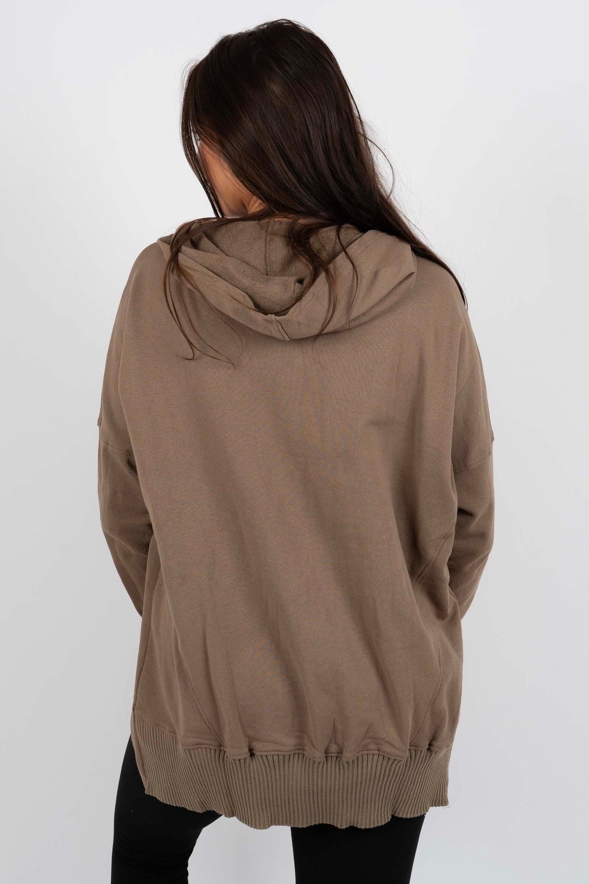Fina Piccio™️ Oversized sweatshirt with hood and thumbholes