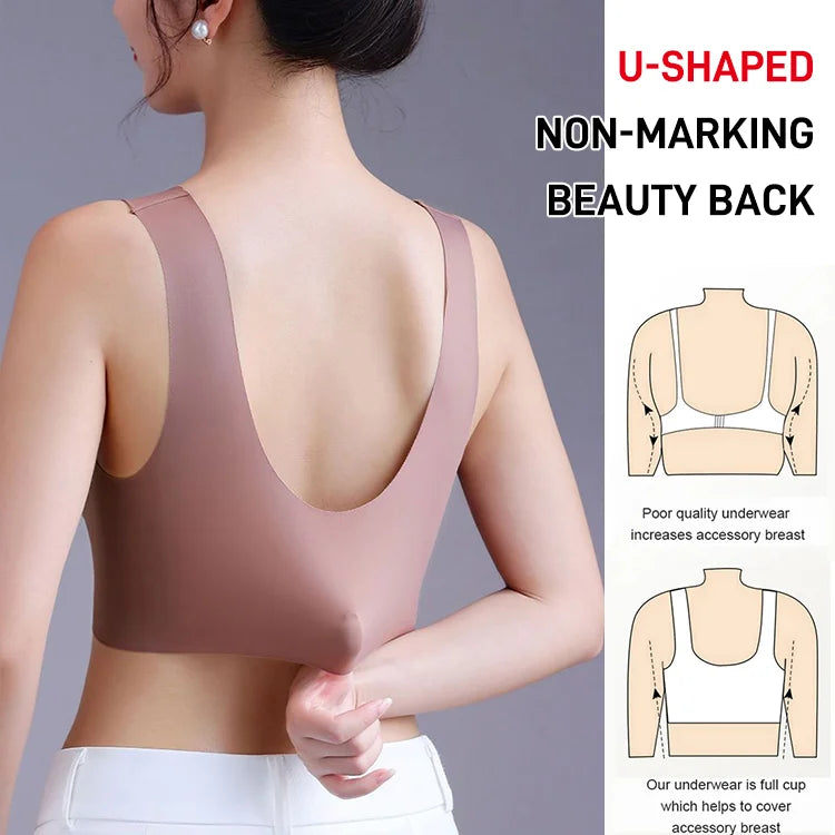 LaceLuxe™ Women's Lace Ice Silk Bra