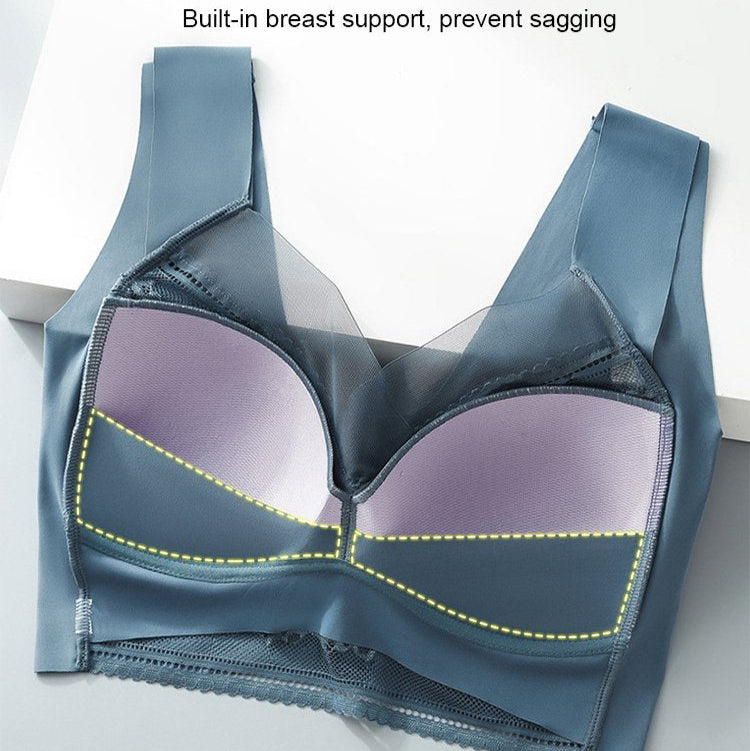 LaceLuxe™ Women's Lace Ice Silk Bra