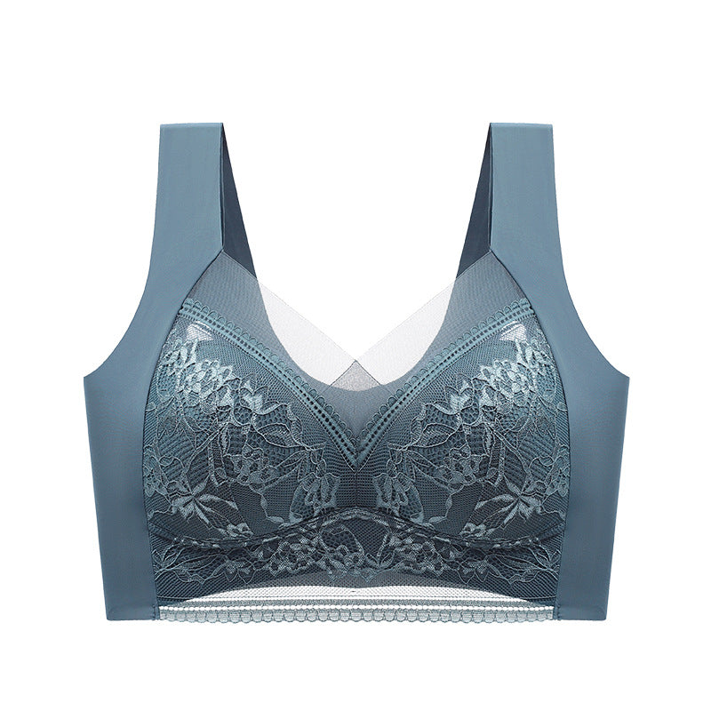 LaceLuxe™ Women's Lace Ice Silk Bra