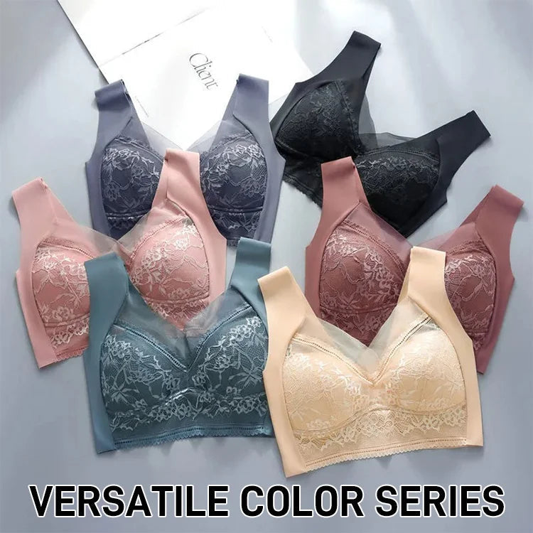 LaceLuxe™ Women's Lace Ice Silk Bra