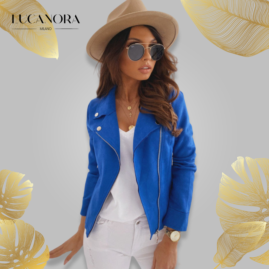 Lina Sim™ Women's faux suede jacket