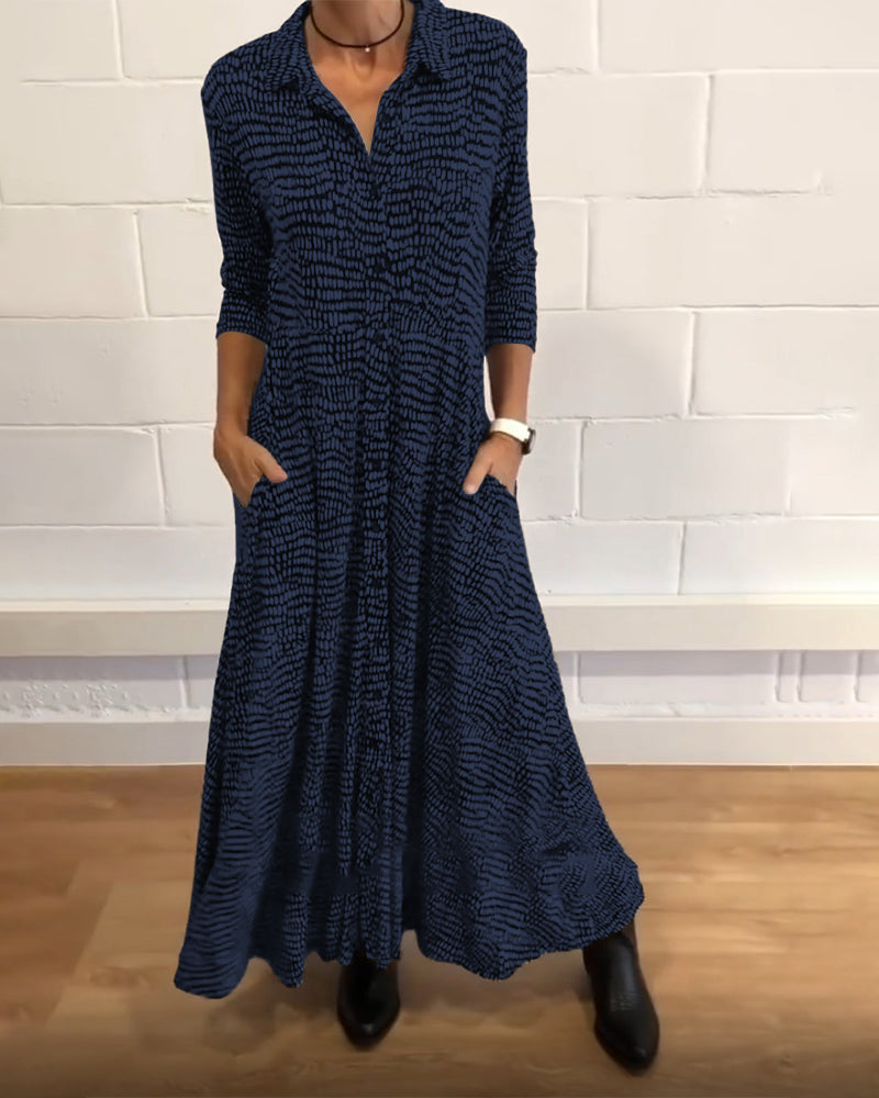 Linda Pignato™ Elegant dress with pockets