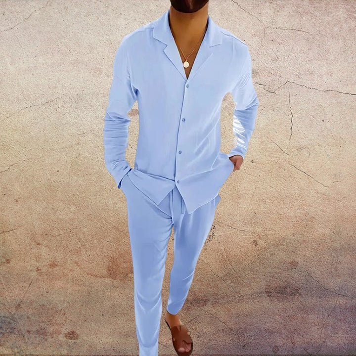 Maurizio Cavalli™ Casual two-piece cotton canvas set