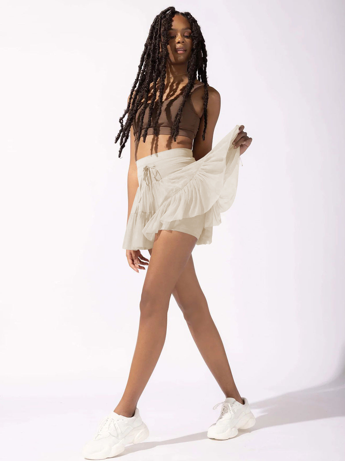 MissTennis™ Bound skirt with pockets