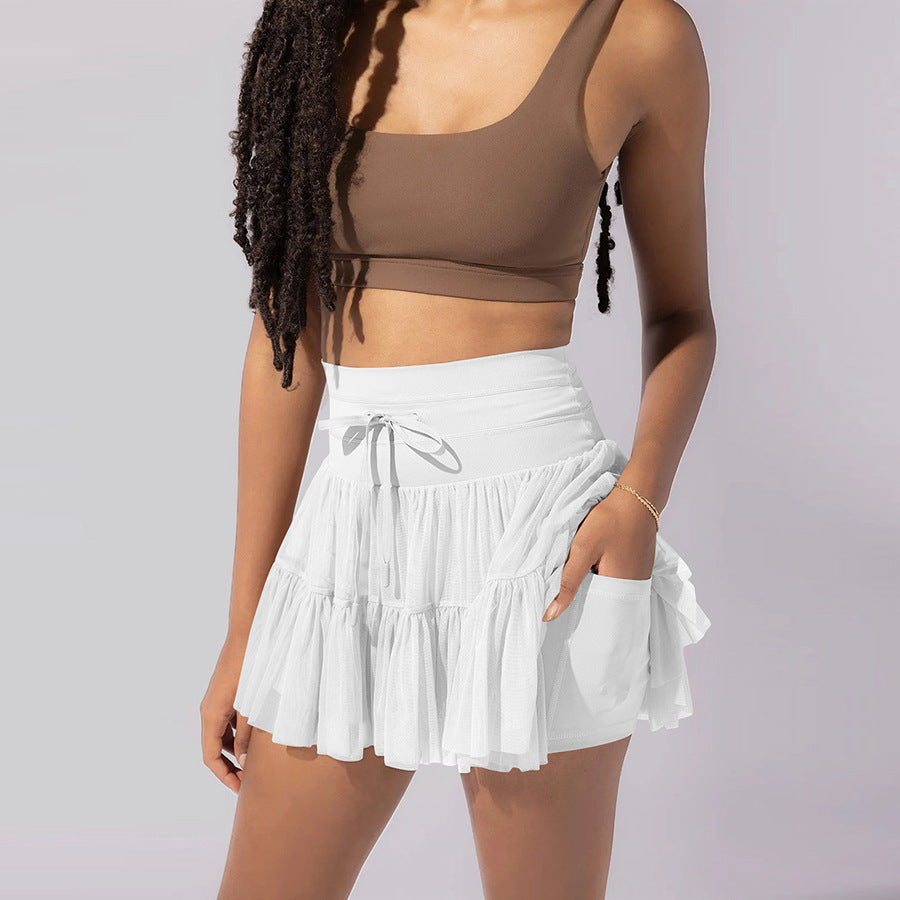 MissTennis™ Bound skirt with pockets