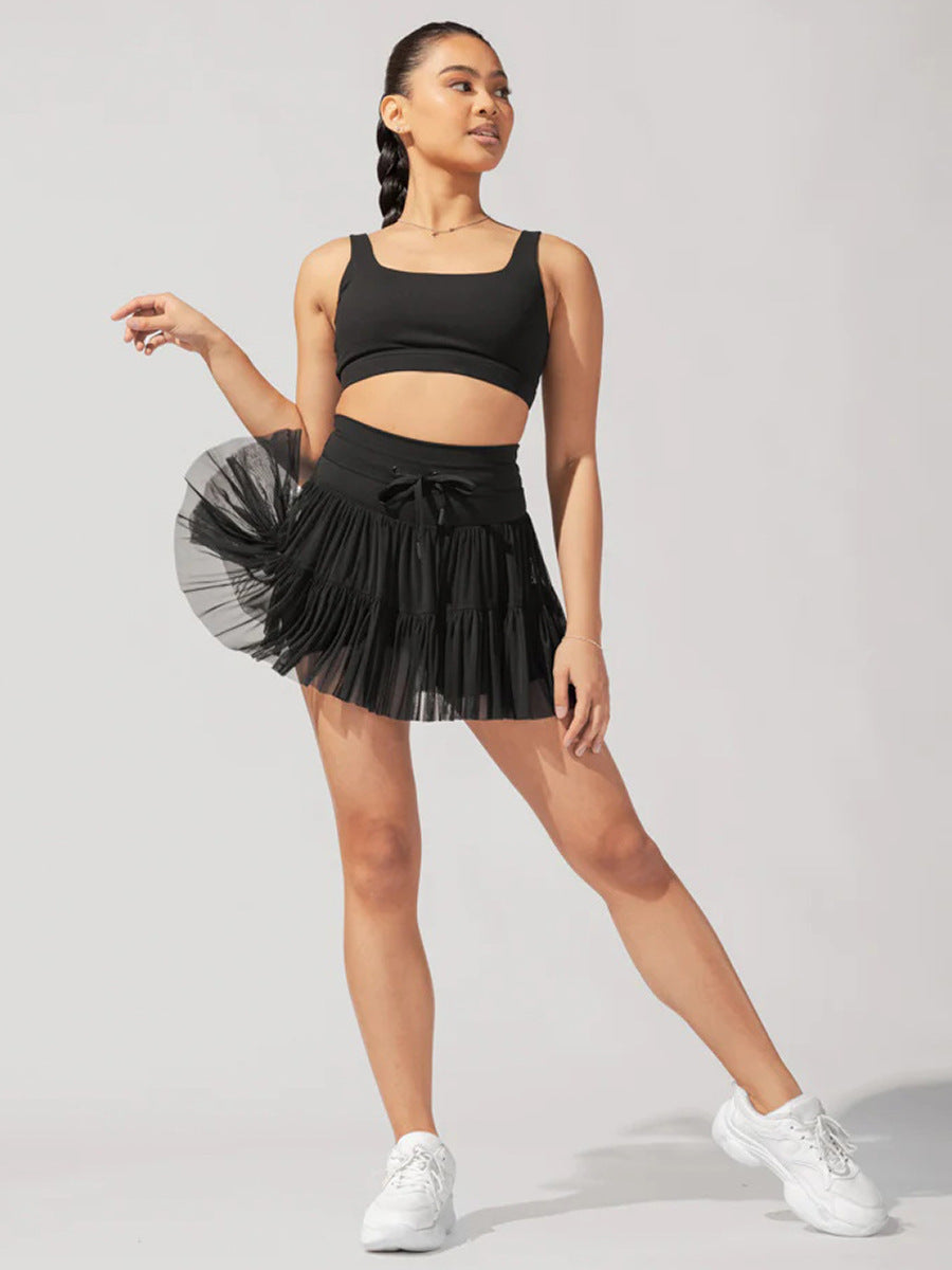 MissTennis™ Bound skirt with pockets