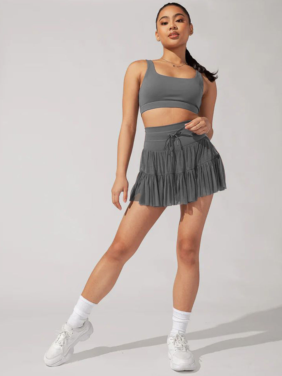 MissTennis™ Bound skirt with pockets