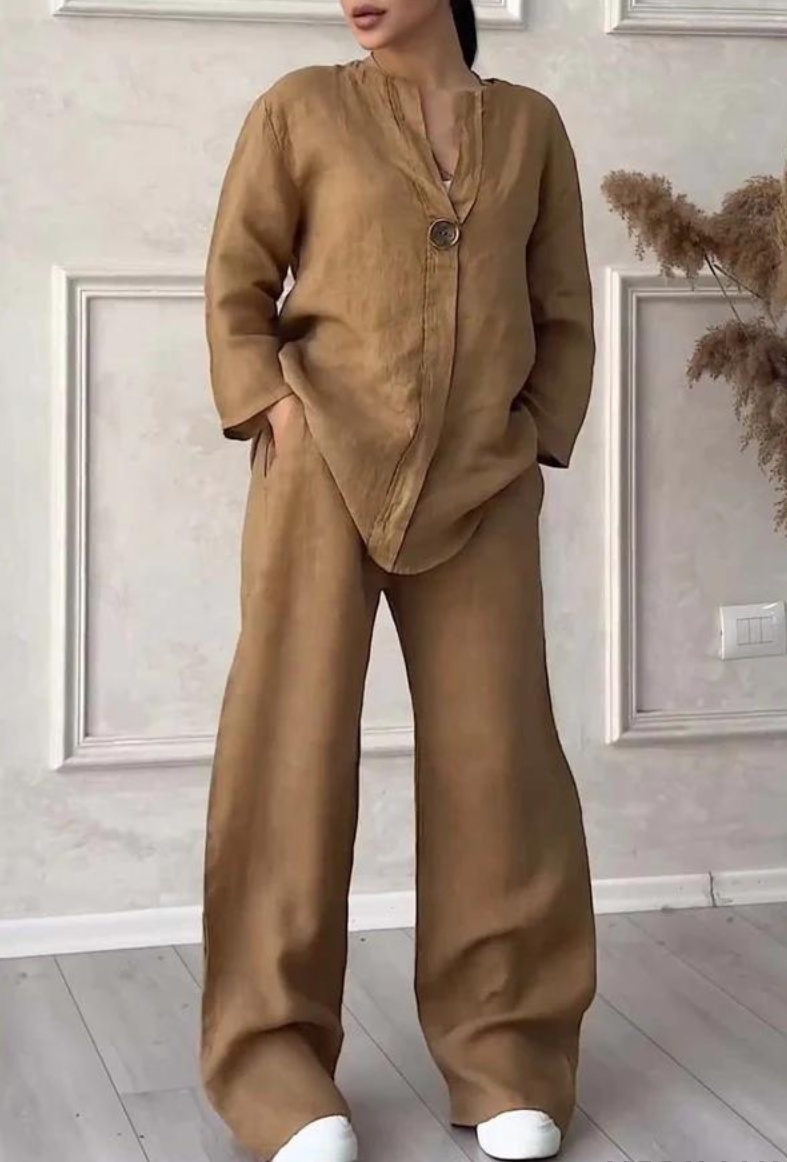 Myra Brown™ 2 pieces of casual summer ensemble