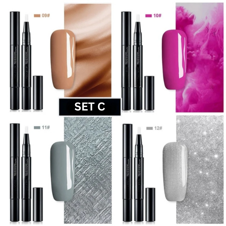 NailFlex™ (set of 4) Nail art for clear and precise designs