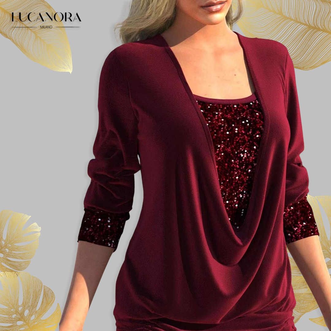 Natale Spirit™️ Loose, brocade sweater