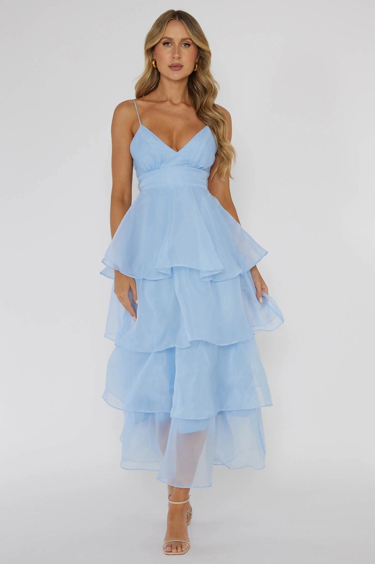 Nina Vidal™ Maxi ruffle dress