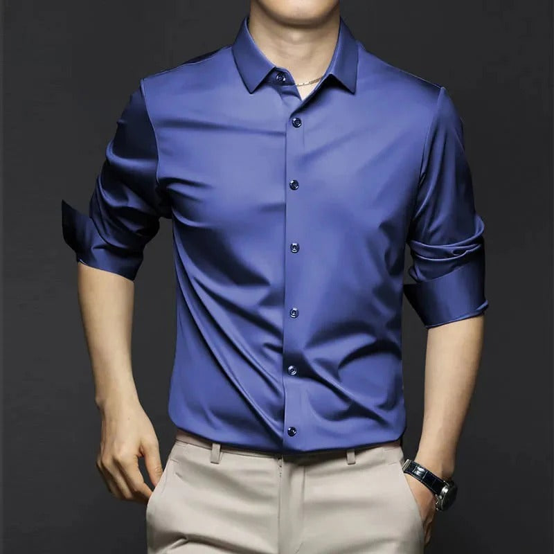 Nino Pannullo™ Men's Classic and Elegant Wrinkle Resistant Shirt