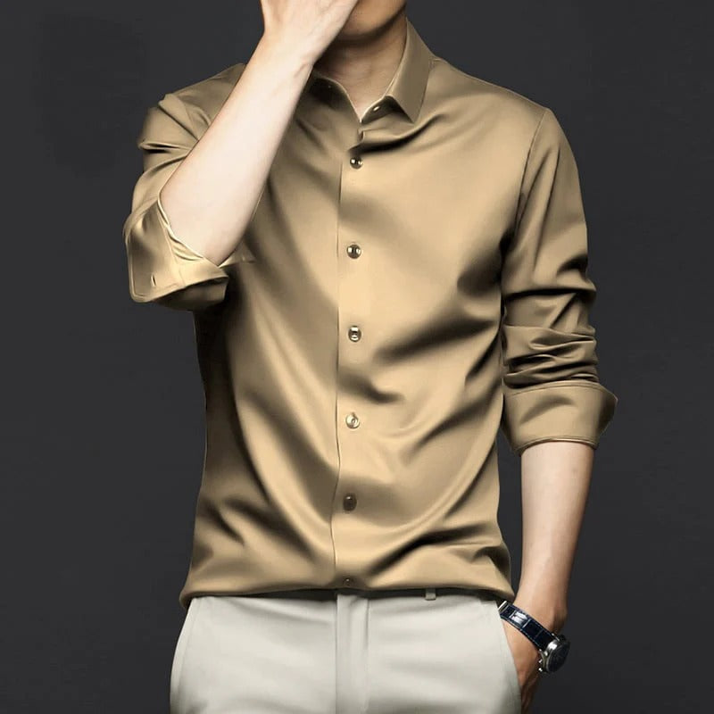 Nino Pannullo™ Men's Classic and Elegant Wrinkle Resistant Shirt