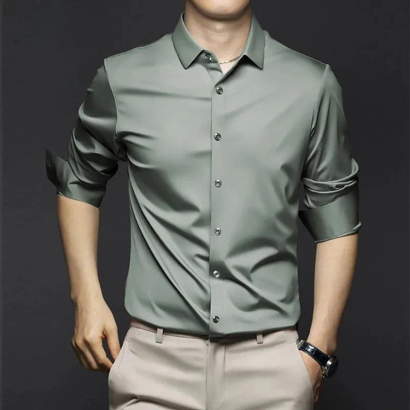 Nino Pannullo™ Men's Classic and Elegant Wrinkle Resistant Shirt