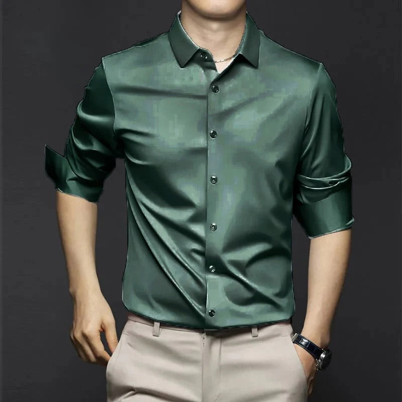 Nino Pannullo™ Men's Classic and Elegant Wrinkle Resistant Shirt