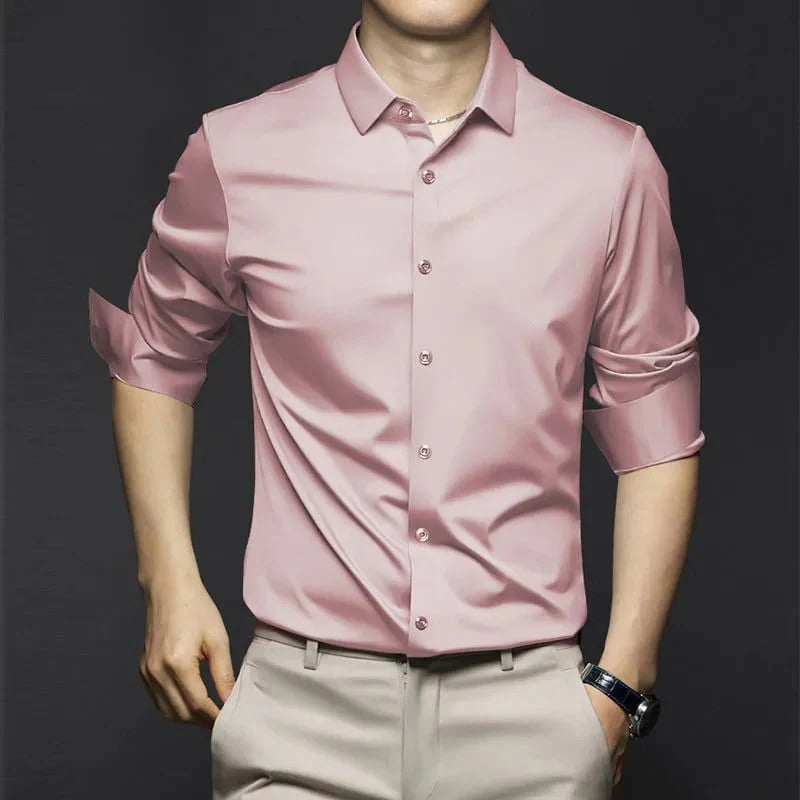 Nino Pannullo™ Men's Classic and Elegant Wrinkle Resistant Shirt