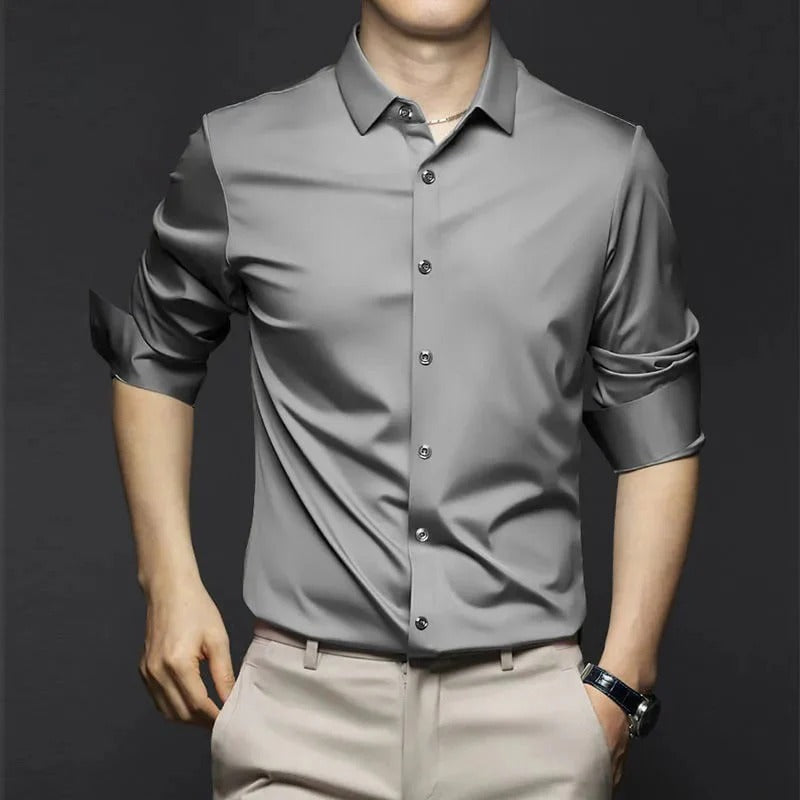 Nino Pannullo™ Men's Classic and Elegant Wrinkle Resistant Shirt