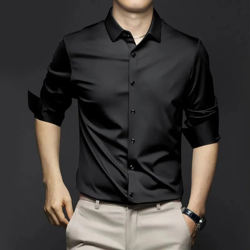 Nino Pannullo™ Men's Classic and Elegant Wrinkle Resistant Shirt