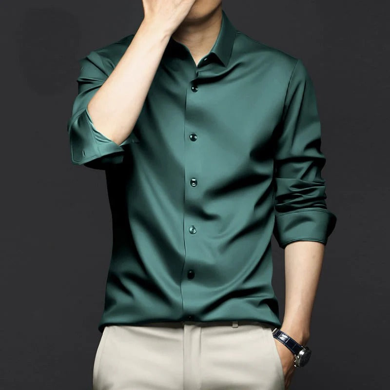 Nino Pannullo™ Men's Classic and Elegant Wrinkle Resistant Shirt