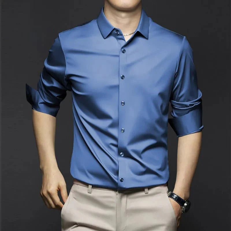 Nino Pannullo™ Men's Classic and Elegant Wrinkle Resistant Shirt