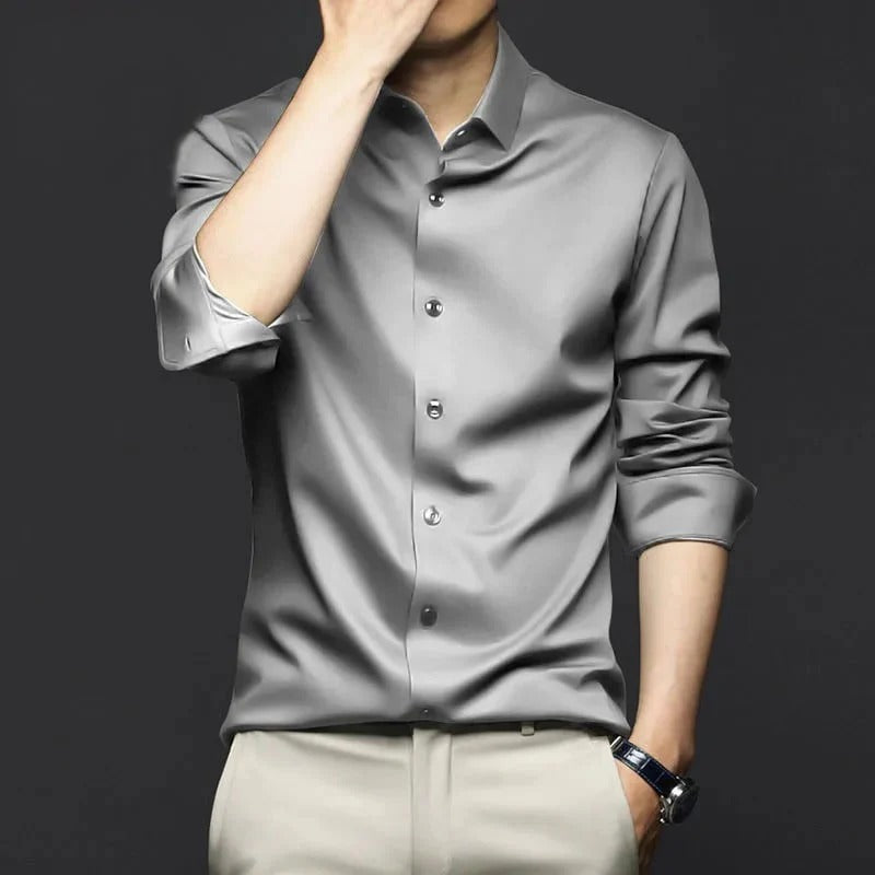 Nino Pannullo™ Men's Classic and Elegant Wrinkle Resistant Shirt