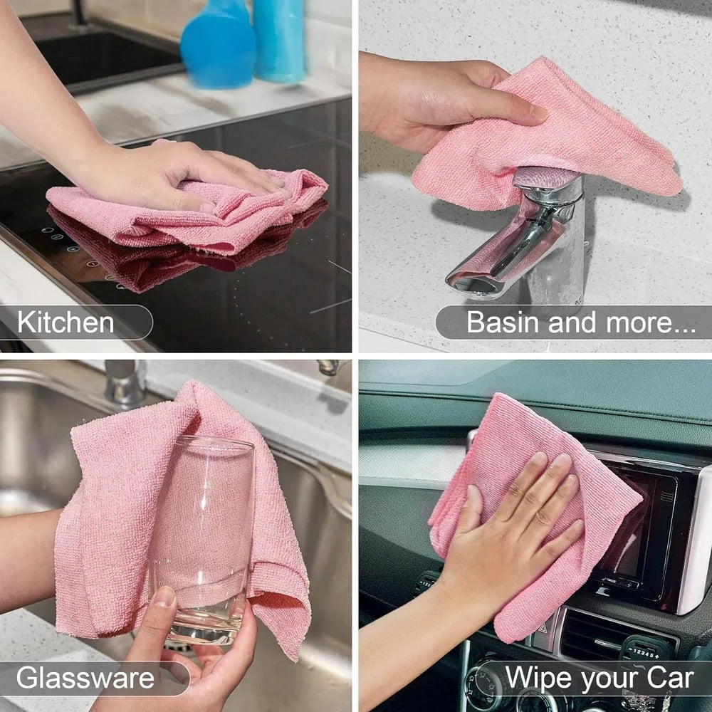 OdorLuxe™ Reusable Microfiber Cloths