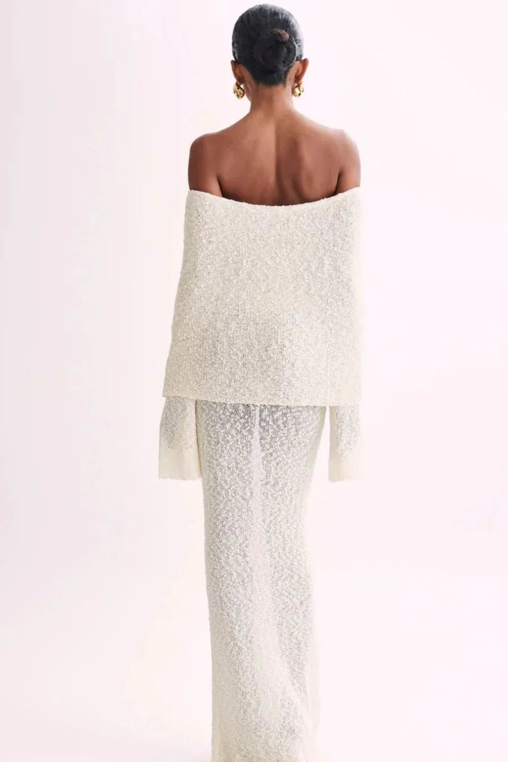 Pia Furlan™ Long elegant off-shoulder dress