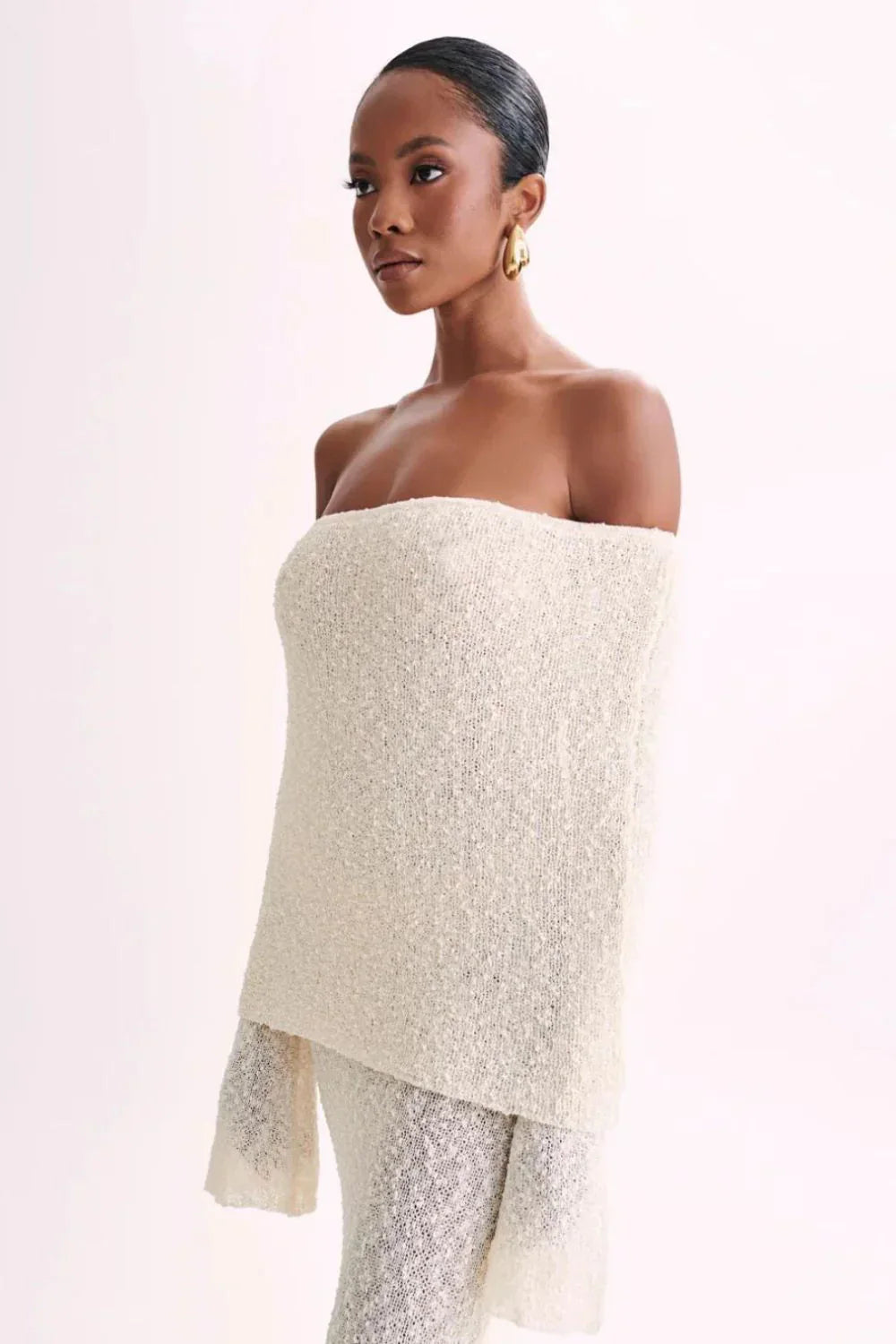 Pia Furlan™ Long elegant off-shoulder dress