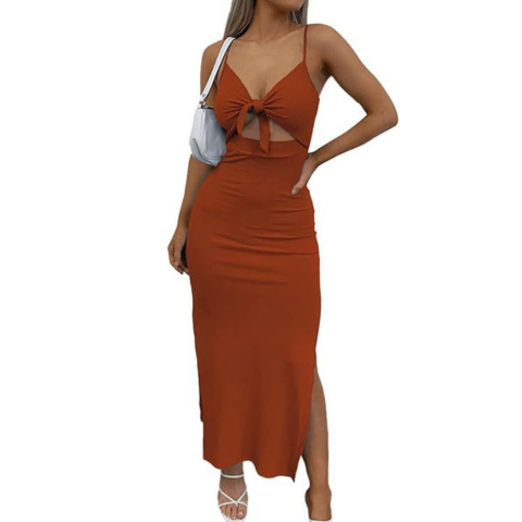 Quinn Day™️ Hollow split body dress