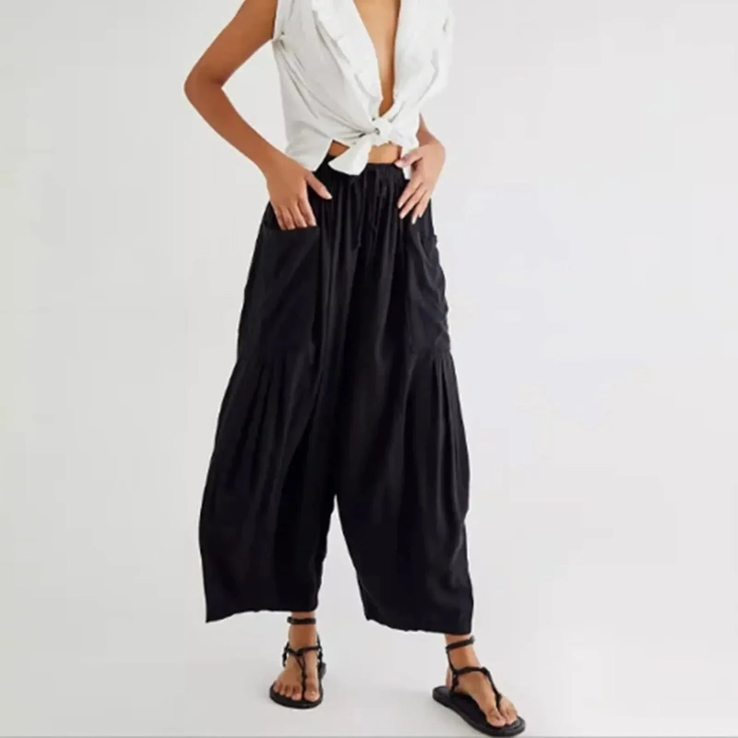 Quin™ Plus size summer trousers