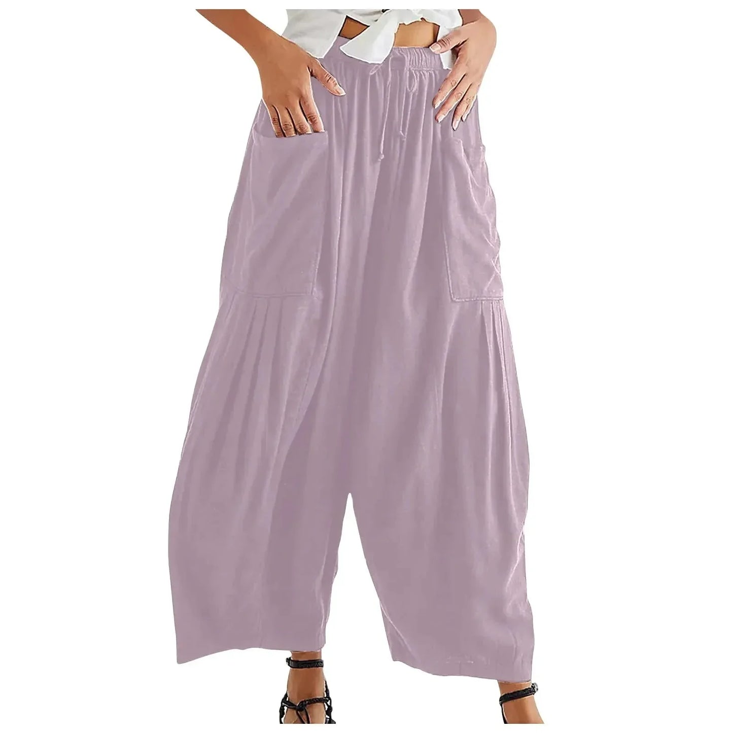 Quin™ Plus size summer trousers