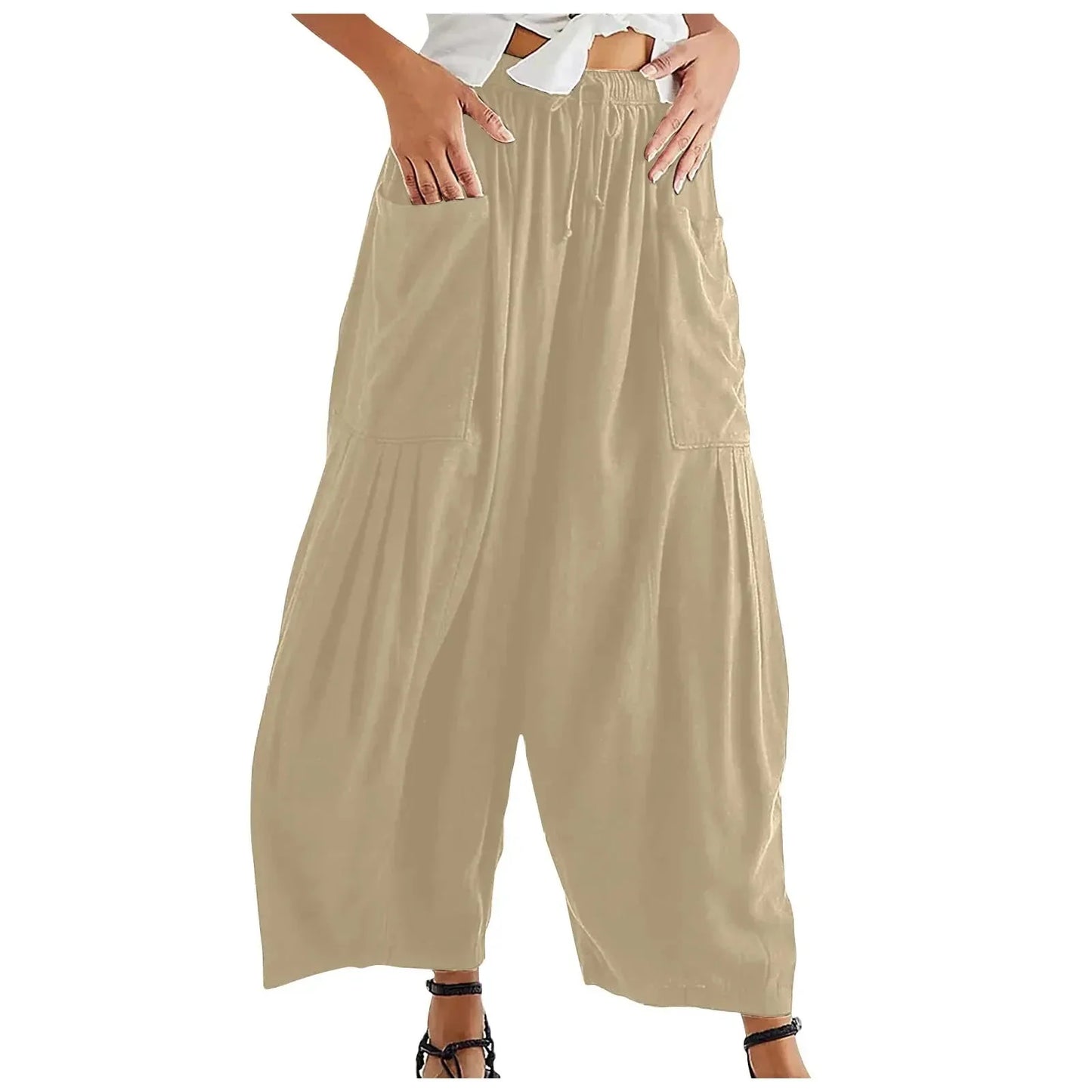 Quin™ Plus size summer trousers