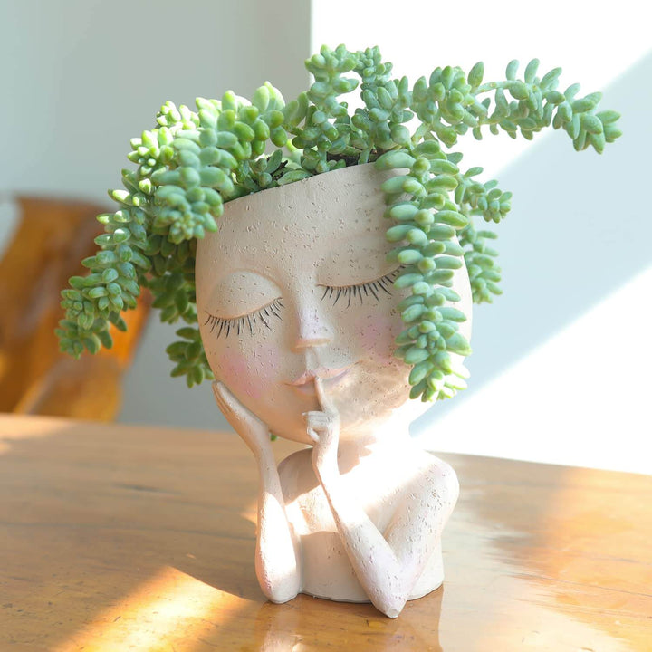 Botanica™ Flower pot with a face