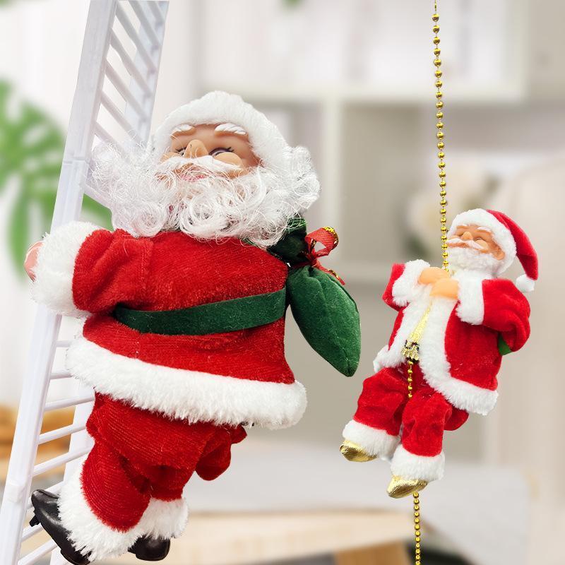 SantaRope™ Rope climbing Santa decoration