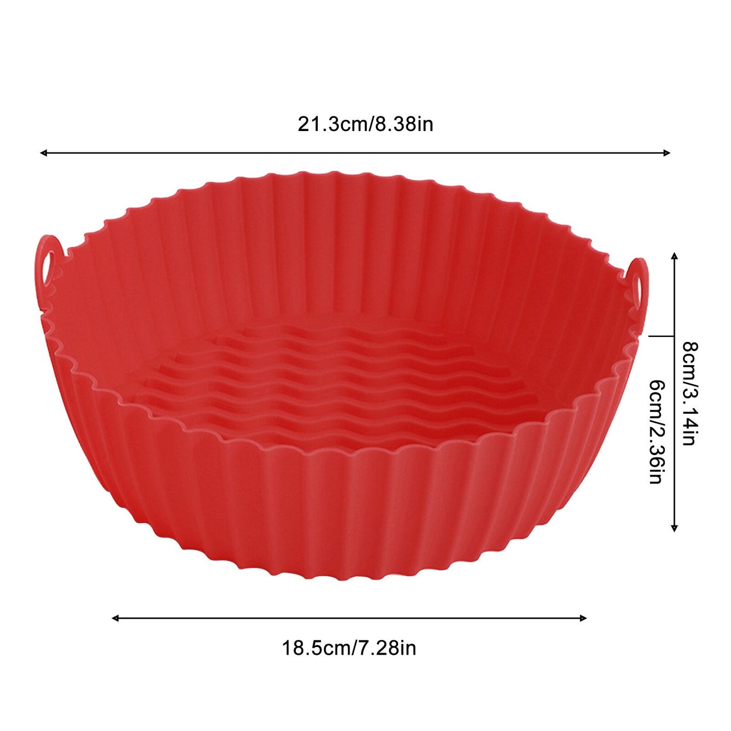 FryProtect™ Air Fryer Silicone Frying Pan