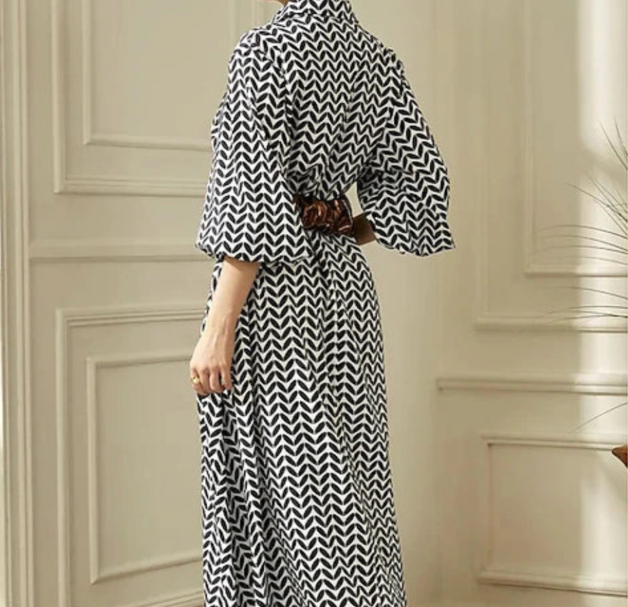 Carlotta™ Elegant long dress in retro style