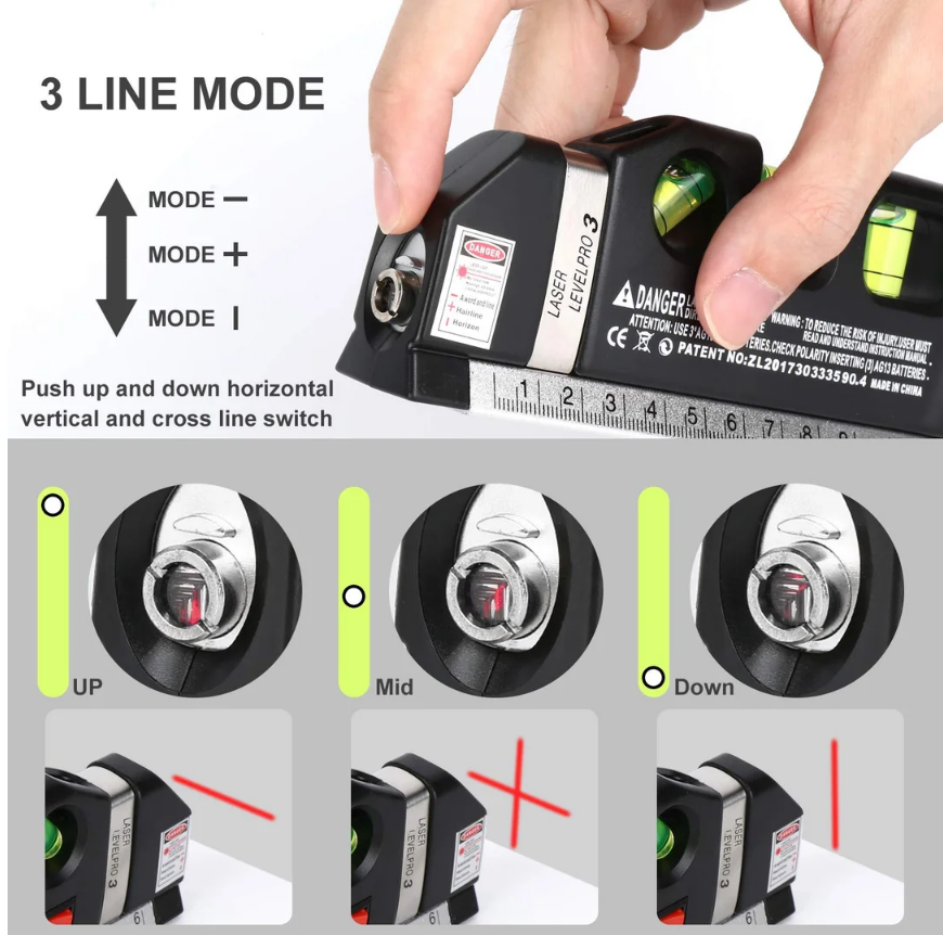 Levita Pro™ Precise laser measurement