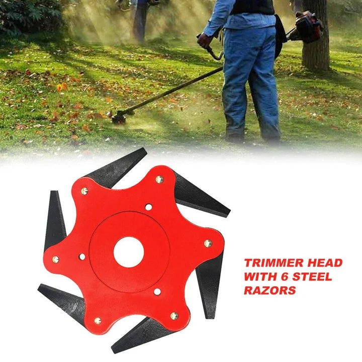 GlideSteel™ Universal 6-Steel Razors Trimmer Head