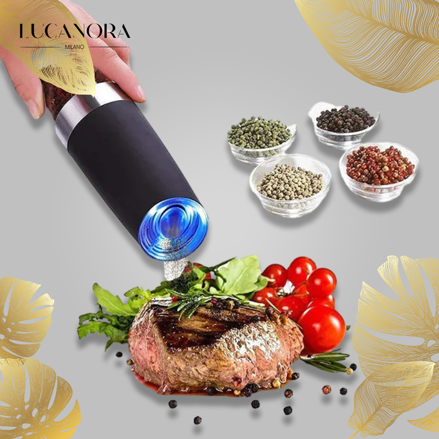 SpiceSage™ Automatic salt and pepper mills