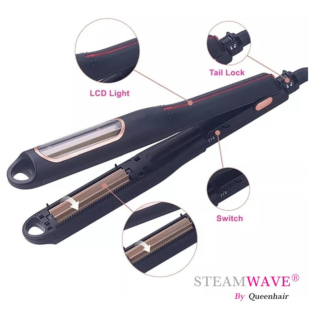 SteamWave™️ Professional hair straightener