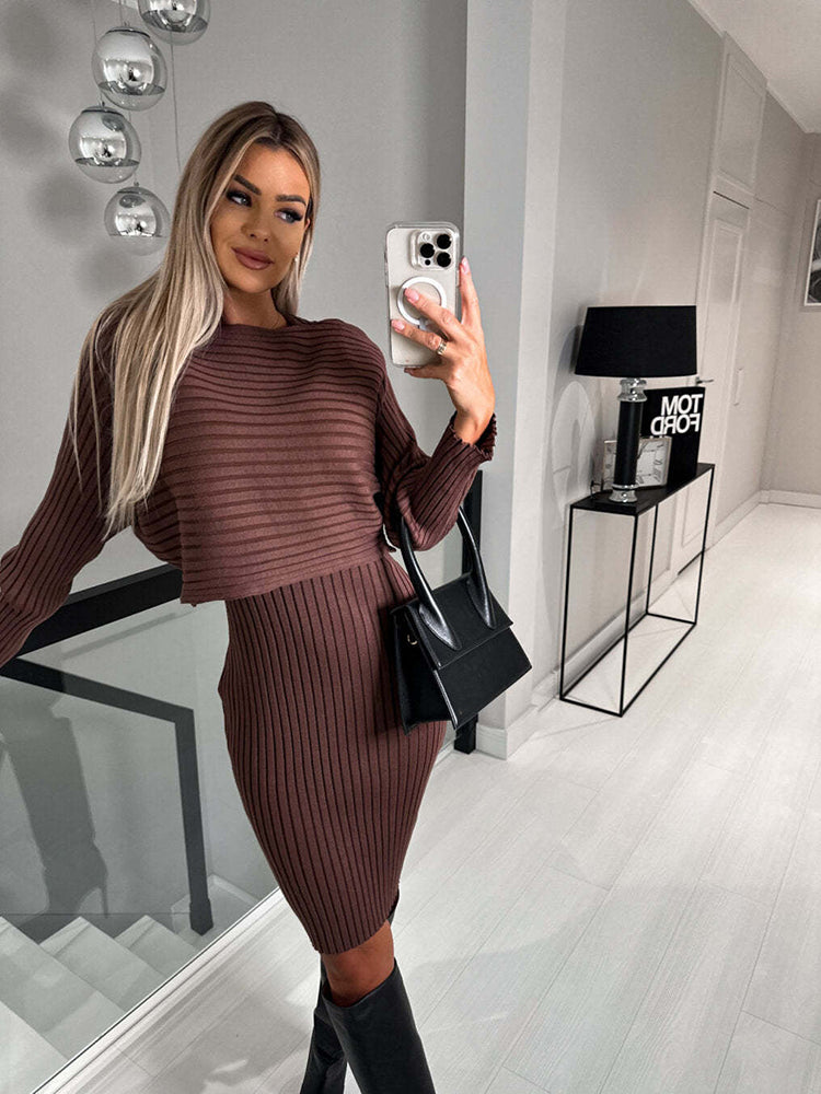 Stella Juliano™ Two-piece dress and sweater set