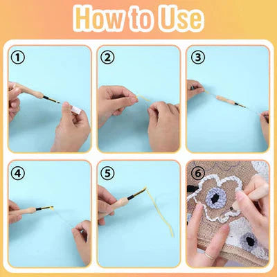 Stichy™ Set of punching needles