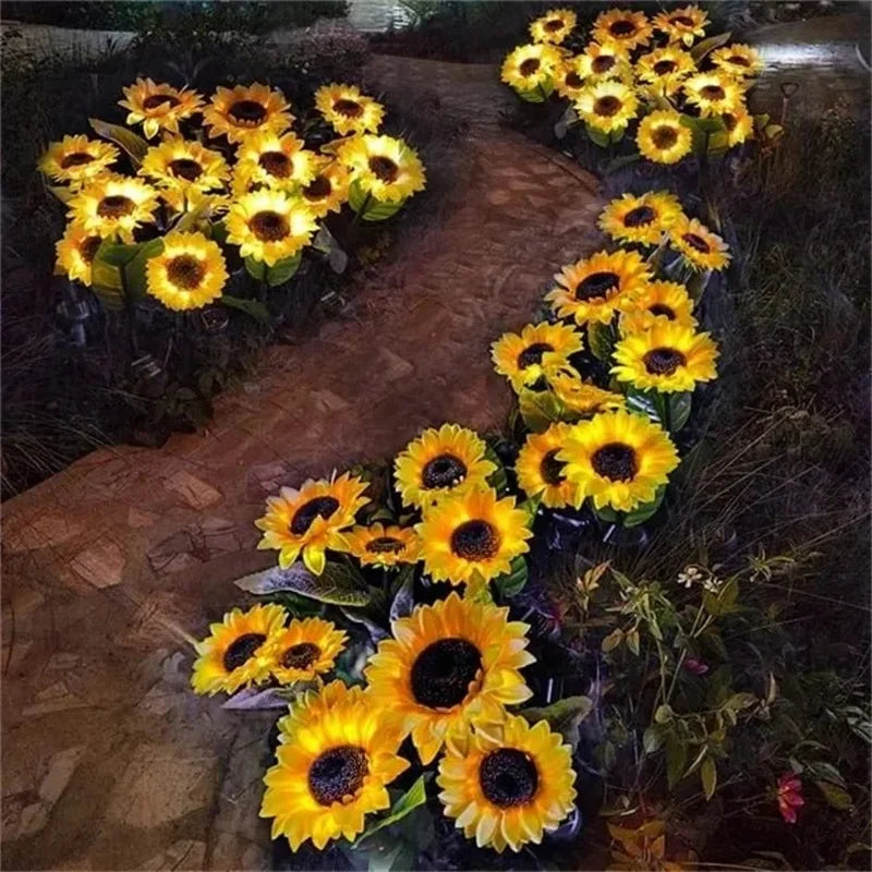 SunGlow™ Sunflower Solar Garden Lights