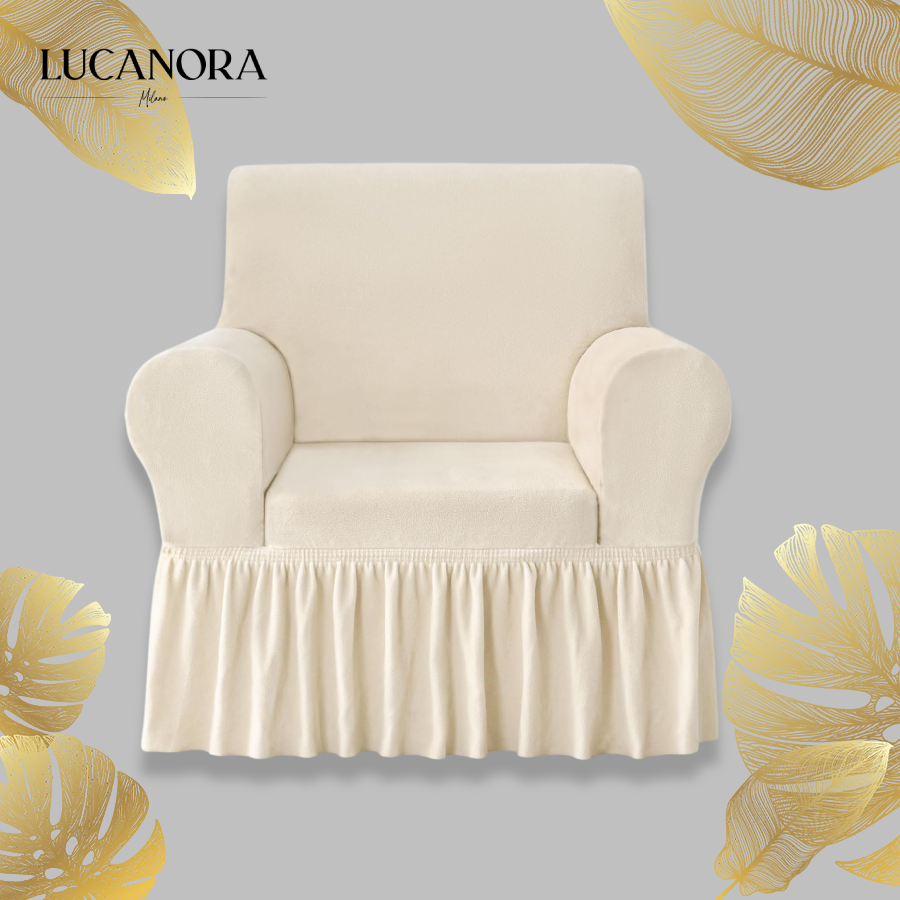 Velvexa™ Armchair Cover Thick Plush
