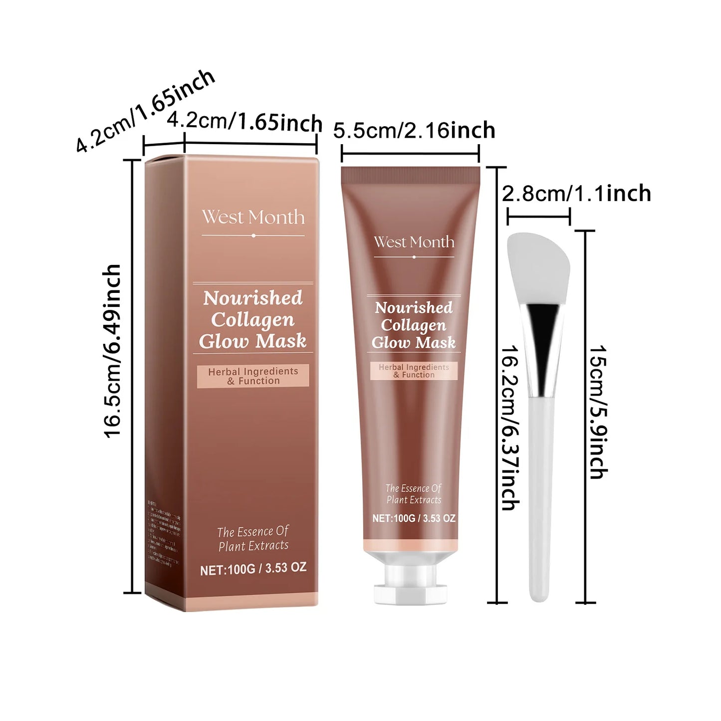 WestMonth Glow™ Nourished collagen mask