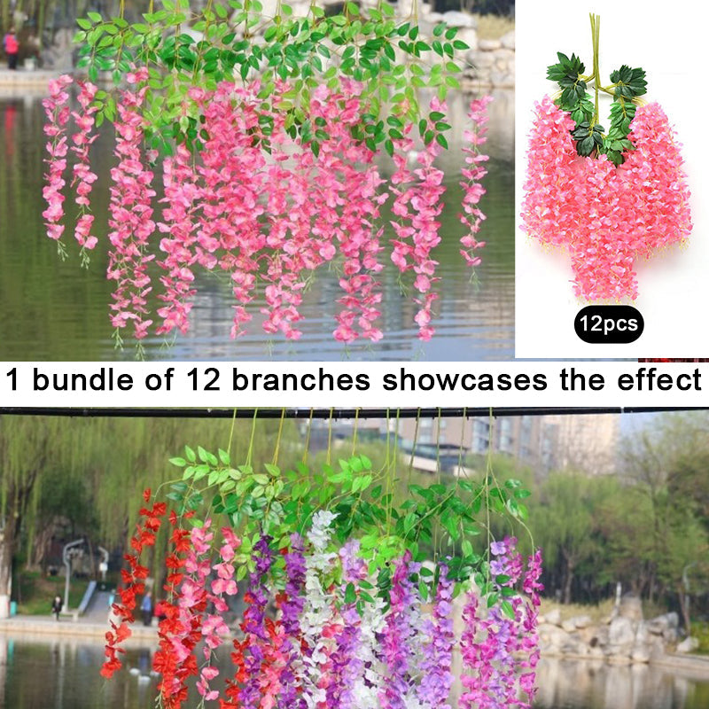 Wisteria™ Artificial wisteria flowers 12 pieces